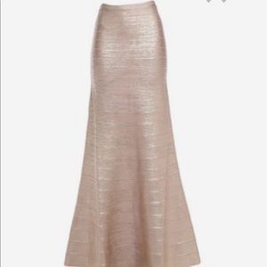 Herve Leger maxi skirt